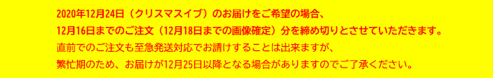 画像確定から3営業日以内に発送