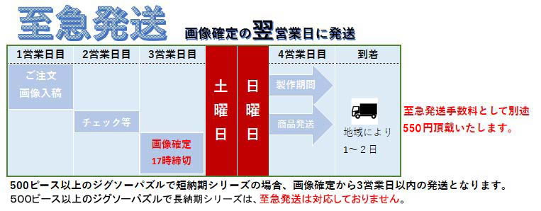 翌営業日に出荷対応